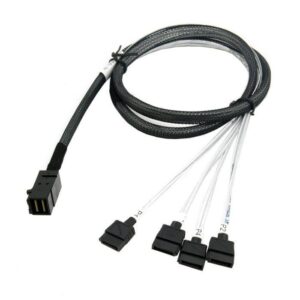 Asus 90sk0000-M41bn0 / Intel Axxcbl900hd7r Sff8643 ( Mini-Sas Hd ) -> 4x Sata6g Cable Kit - 900mm