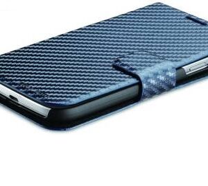 Coolermaster C-Ssbf-Cts4-Dd - Carbon Texture Folio For S4 - Grey With Stand Function For Samsung Galaxy S4 138x73x12mm