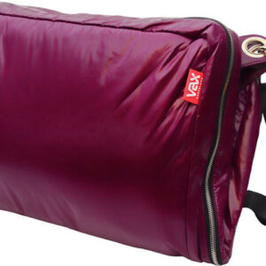 Vax Ramblas Messenger Bag Black Pvc/Microfiber - Up To 20" Notebook - Purple