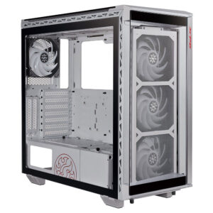 Adata Xpg Battlecruiser White - Support Vertical Vga Mounting With Xpg Argb Combo Controller - E-Atx