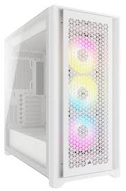 Corsair Cc-9011243-Ww Obsidian Series 5000d Airflow Rgb White Tempered Glass