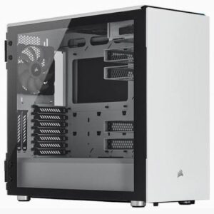 Corsair Cc-9011170-Ww Carbide Series 678c - Tempered Glass White