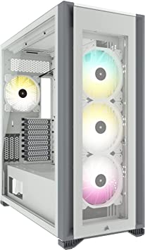 Corsair Cc-9011227-Ww Obsidian Series 7000x Rgb White+Grey