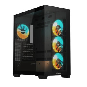 Gigabyte C500 Panoramic Stealth Black Mid Tower Argb Gaming Case (no psu)