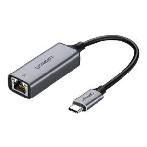 Ugreen Cm199-50737 Type-C To Gigabit Ethernet Adapter - Silver