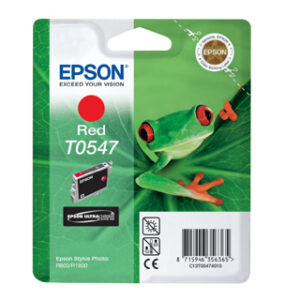 Epson T0547 ( C13t05474010 ) - Red Frog Ink - For Stylus Photo R800 R1800
