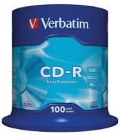 Verbatim 43352 Datalifeplus Crystal Super Azo 700mb80min Blank Cd-R (52x) - 25pack Spindle