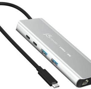 J5 Create Jcd403 8k Multi-Port Hub - Type-C Usb4 ( 40gbps ) Universal Docking Station