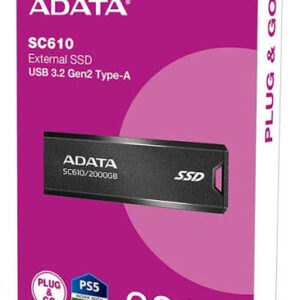 Adata 2tb Sc610 Usb 3.0 Gen 2 External Ssd