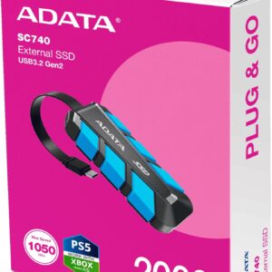 Adata 2tb Sc740 Type-C U3 Gen2