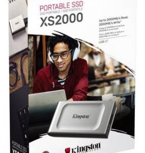 Kingston Sxs2000/1000g 1000gb Xs2000 Series External Tlc Ssd 20gbps Usb3 Gen2x2 Type-C 3d Tlc