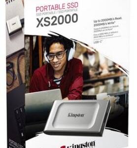 Kingston Sxs2000/2000g 2000gb Xs2000 Series External Tlc Ssd 20gbps Usb3 Gen2x2 Type-C