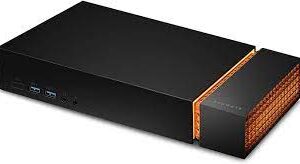 Seagate Stjf4000400 Firecuda Gaming Dock 4tb/4000gb ( 3.5" ) With Nvme M.2 Expansion Slot + Rgb Led With Auto Backup For Social Network Content 2 Years Free Seagate-Cloud Storage 2x Thunderbolt3 (40gbps) + Displayport + Gigabit Lan + 3.5mm Audio