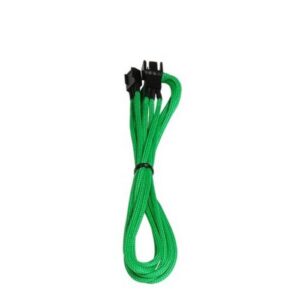 Bitfenix Bfa-Msc-3f90gk-Rp Alchemy Multisleeved(3) Cable - 90cm 3 Pin Power Extension Cable For Cpu Fan Or System Fan - Green