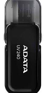 Adata 32gb Usb2.0 Flash Drive Uv240 / Uv240p Black Flip Cap Design + Integral Strap Mount - 55x19x8mm Read/Write : 30/8 Mb/Sec (200x) Support Linux Mac Os Support Free Ostogo + Ufdtogo + 60days Trial Norton Internet Security - 5 Years Warranty