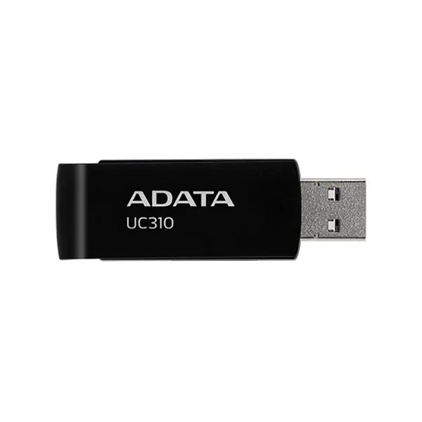 Adata Uc310 64gb Black - Usb3 Flash Drive ( Usb2.0 Backwards Compatible ) Swivel Capless Design Usb3.0 Read : 100 Mb/Sec 58x20x13mm Support Linux Mac Os Support Free Ostogo + Ufdtogo + 60days Trial Norton Internet Security - 5 Years Warranty
