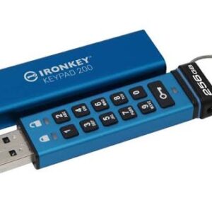 Kingston Ikkp200/256gb Iron Key Pad 200 - 256gb Flash Drive