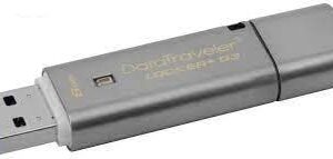 Kingston Dt4000g2dm/8gb Datatraveler 4000g2 Managed-Ready With Built-In Anti-Virus 8gb Usb3.0 Flash Drive With Safeconsole - Centralized Management System Fips 140-2 Level 3 Certified 256-Bit Hardware-Based Aes Security On All Data Rugged And Waterpro
