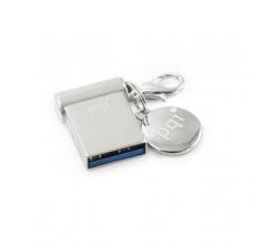Pqi 683v-016gr1001 I-Mini-2 - 16gb U838 - Silver Usb3.0 Flash Drive Cob 3.0 ( Chip-On-Board ) Design 17.6x16.8x6.6mm Nano Size + 3.4 Grams Weight Zinc-Alloy Metallic Finish Integral Strap Hole For Lanyard Or Keychain Support Linux Mac Os - Limited