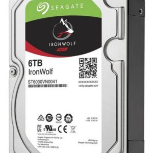Seagate St6000nt001 6000gb/6tb Nas Hdd ( Ironwolf ) Designed For Multi-Bay Nas Systems With Dual-Plane Balance + Nasworks Error Recovery Control Sata6g 256mb Cache 7200rpm Sustained Data Rate - 250mb/Sec - 3 Years Warrenty