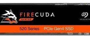 Seagate Zp2000gm3a002 2tb/2000gb Firecuda 520 - Ngff ( M.2 ) 3d Tlc Ssd + Slc Cache Nvme Pcie (Gen4.0) X4 Mode Type 2280 -22x80x2.38mm (Single Sided) Ldpc (Low Density Parity Check) Ecc Burst Performance Read/Write : 5000/4400 Mb/Sec ; Random Iops 4