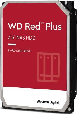 Western Digital Red+ (Plus) For Nas Wd80efzx / Wd80efzz 8000gb/8tb 5400rpm 128mb Cache Sata6g 3d Active Balance Plus Support 8x Drive Bays 180tb/Year 1m Mtbf Sustained Data Rate - 175mb/Sec - 3 Years Warrenty