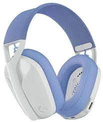 Logitech 981-001074 G435 Wireless + Bluetooth White Headset With Mic Dolby Atmos On-Ear Audio Inline Controls 40mm Drivers With Neodymium Magnets 165g Light Weight - Usb Type-A Receiver + Type-C Charging