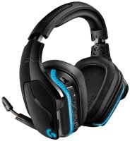Logitech 981-000744 G935 Wireless Or Wired Gaming Headset With Mic 7.1 Dts Surround Sound Adjustable 16.8 Million Colors Rgb Lighting In 2 Zones 3x G-Keys For Audio Profile With Usb-Powered Wireless Mix Adapter For Other 3.5mm Analog Audio Devices O
