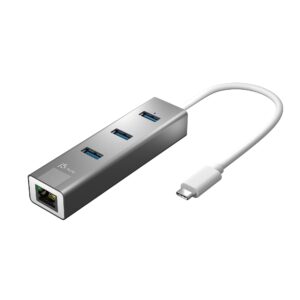 J5 Create JCH474 t-C->3xU3 hub+Lan(gb