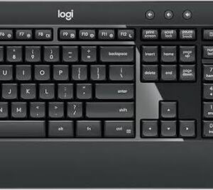 Logitech 920-008685 Mk540 Cordless ( K540 Cordless Kb+ M310 Mouse ) Incurve Keys With Palm Rest Adjustable Tilt Legs Enhanced Function Keys + Hot Keys Battery Indicator + On/Off Switch On Mouse Black - Usb Unifying Receiver