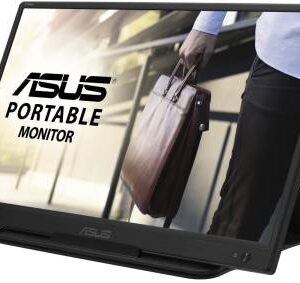 Asus Zenscreen Mb166c 15.6" Portable Ips Led Display - Ideal For Notebook As 2nd Disply Powered By Usb Angle-Adjustable Protection Sleeve With Pivot Support Tripod Mount Ready 11.8mm Ultra Slim 780g Ultra Light Weight 1920x1080 Full Hd ; Brigh