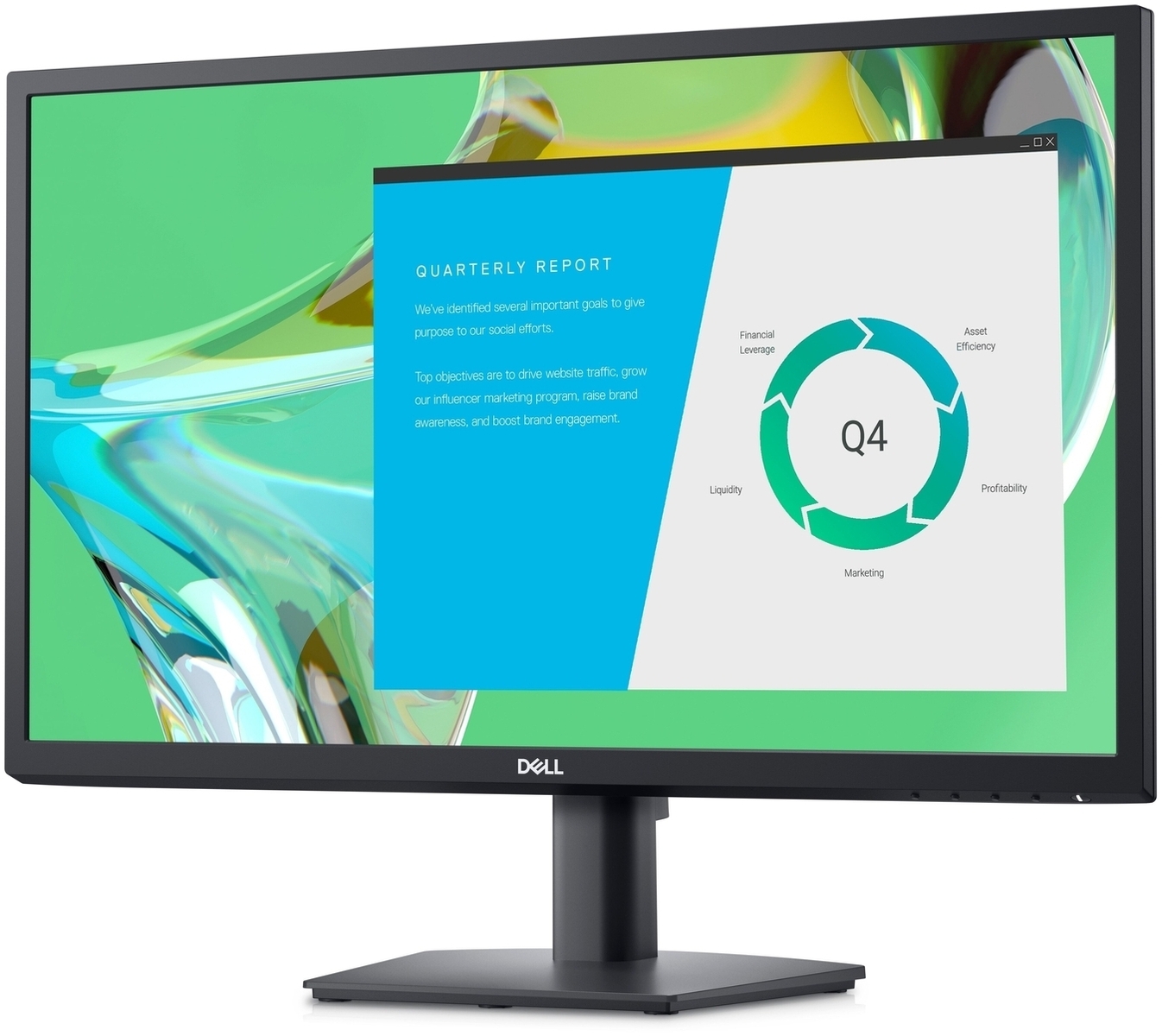 Dell 210-Azyx P2422h 24" Led Display - With Ips Technology ( True 178 Wide Viweing Angle + Real Color ) 4-Way Adjustable Stand ( Tilt+ Height+ Swivel+ Pivot ) - 1920x1080 ; Brightness- 250cd/M2 ; Contrast Ratio- 1000:1 Response Time- 5ms - D-Sub+D