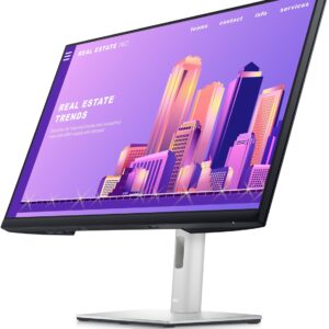 Dell 210-Azyz P2722h 27" Led Display - With Ips Technology ( True 178 Wide Viweing Angle + Real Color ) 4-Way Adjustable Stand ( Tilt+ Height+ Swivel+ Pivot ) - 1920x1080 ; Brightness- 300cd/M2 ; Contrast Ratio- 1000:1 Response Time- 5ms - D-Sub+D
