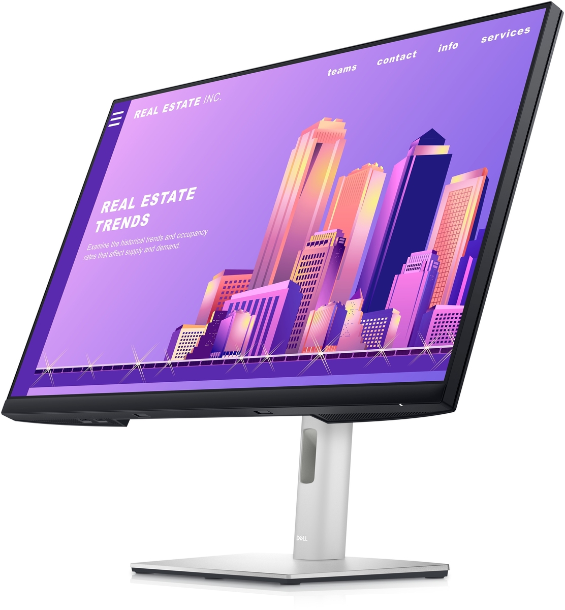 Dell 210-Azyz P2722h 27" Led Display - With Ips Technology ( True 178 Wide Viweing Angle + Real Color ) 4-Way Adjustable Stand ( Tilt+ Height+ Swivel+ Pivot ) - 1920x1080 ; Brightness- 300cd/M2 ; Contrast Ratio- 1000:1 Response Time- 5ms - D-Sub+D