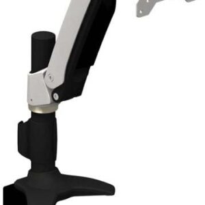 Aavara Ai110 Free Style Display Stand - Flip Mount For 1x Display - Grommet Base With 1 Arm / 2 Joints - 110 ( +90~-20 ) Tilt Angle Adjustable 95 ( +60~-35 ) Tilt Arm Adjustment +/-90 Swivel Angle Adjustable 360 Rotation Pivot For Landscape Or Portra