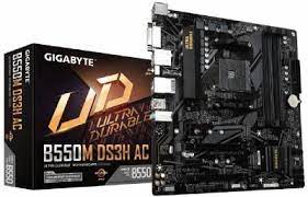 Gigabyte B550M DS3H m-atx motherboard with wifi