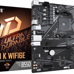 Gigabyte B550M-K m-atx motherboard with wifi