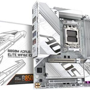 Gigabyte B850m Aorus Elite White Ice +Wifi 6 Amd Am5 Motherboard