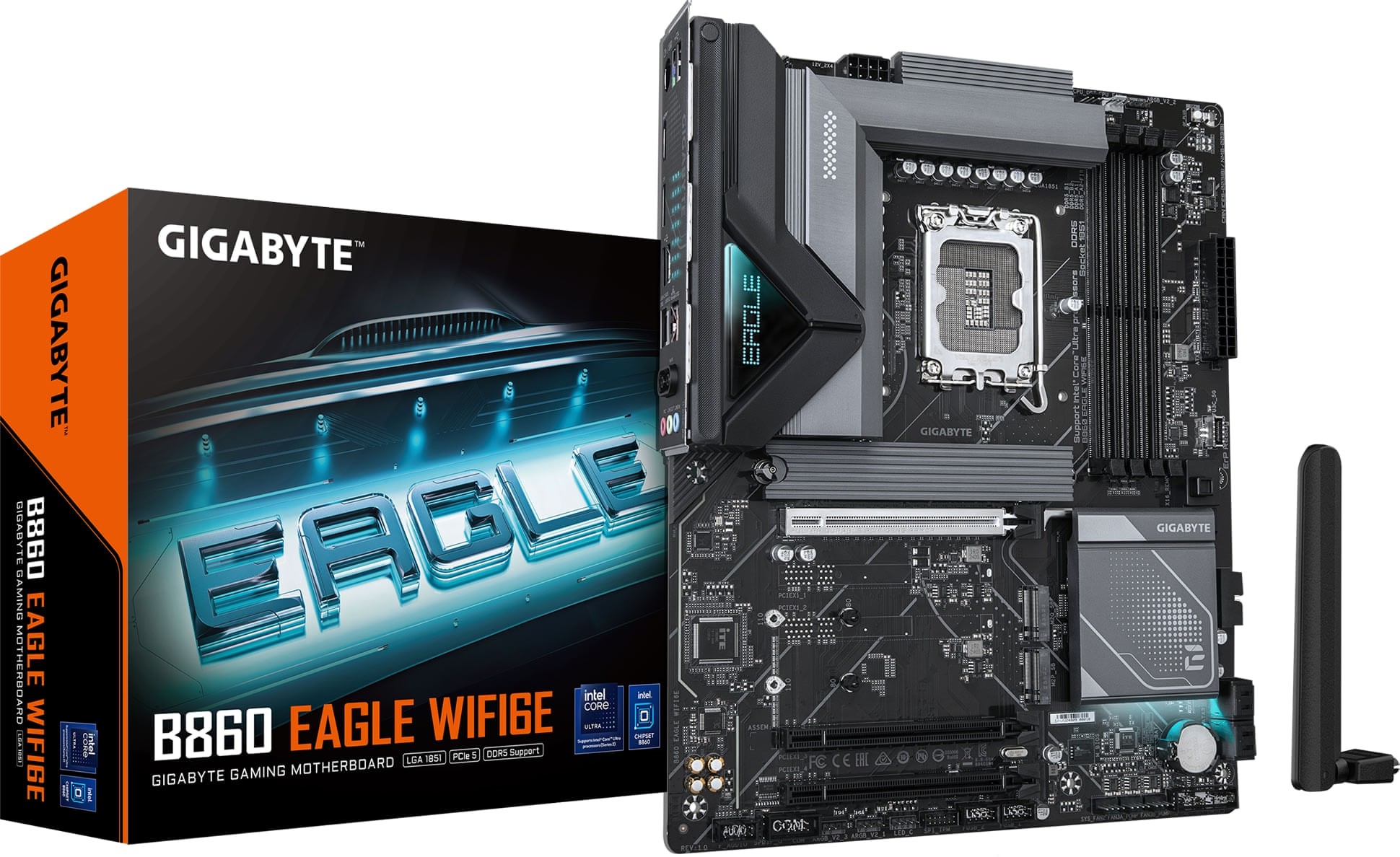 Gigabyte Lga1851 B860 Eagle + Wifi 6 Ddr5 Motherboard