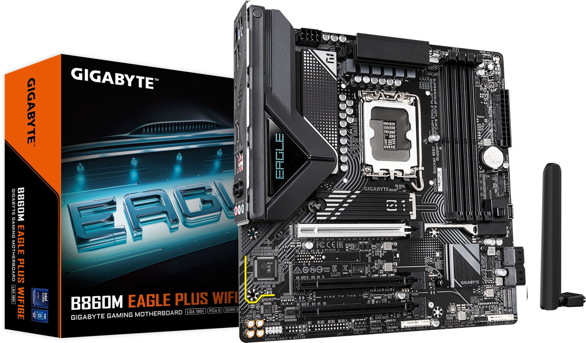 Gigabyte B860M Eagle+Wifi 6 Arrow Lake / Lga 1851 Ddr5 Motherboard