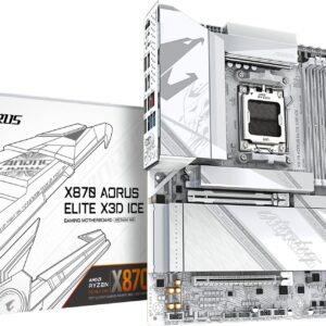 Gigabyte X870E AorusElite X3d W/ice+W"