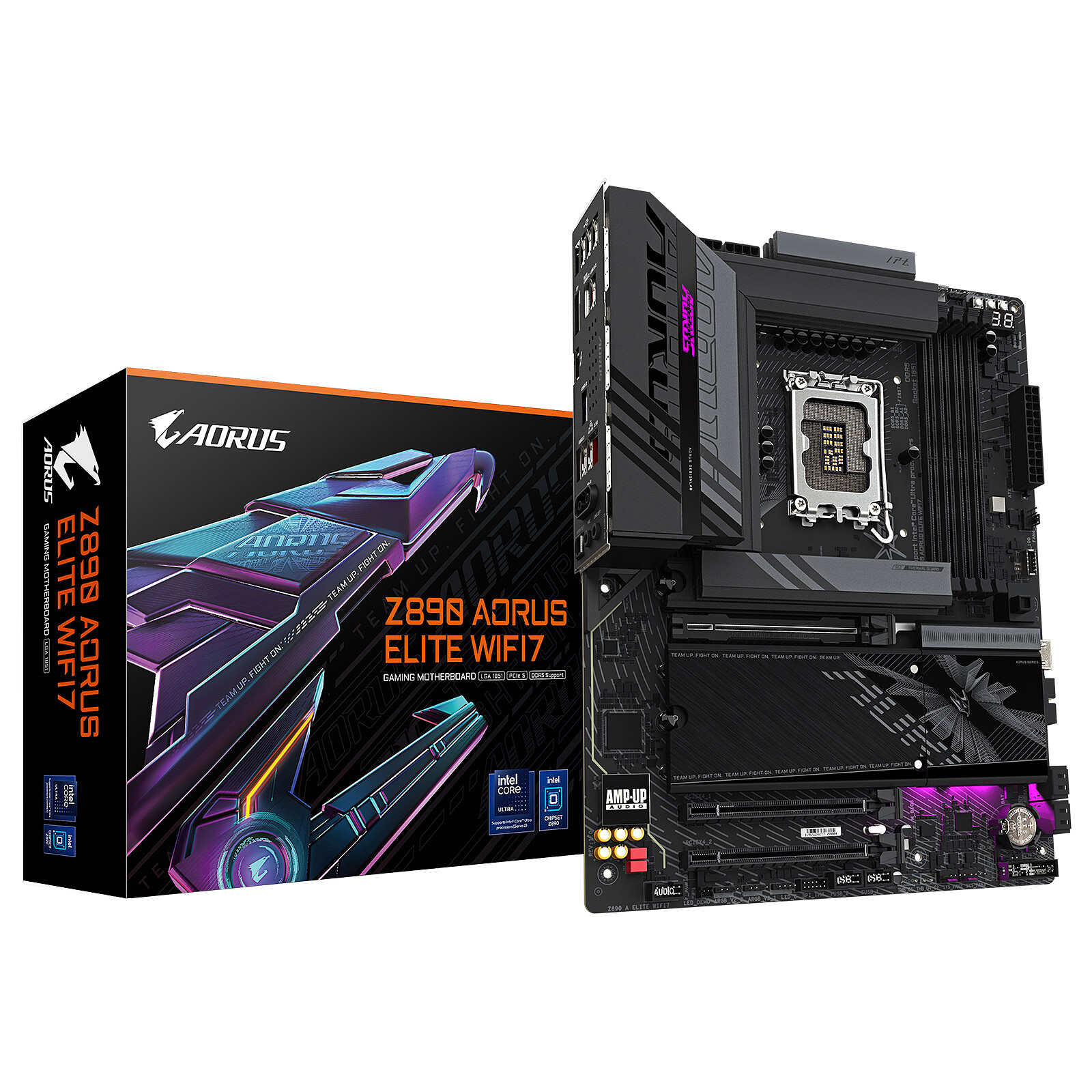 Gigabyte Z890m Aorus Elite Lga 1851 / Arrow Lake + Wifi7 Ddr5 Motherboard