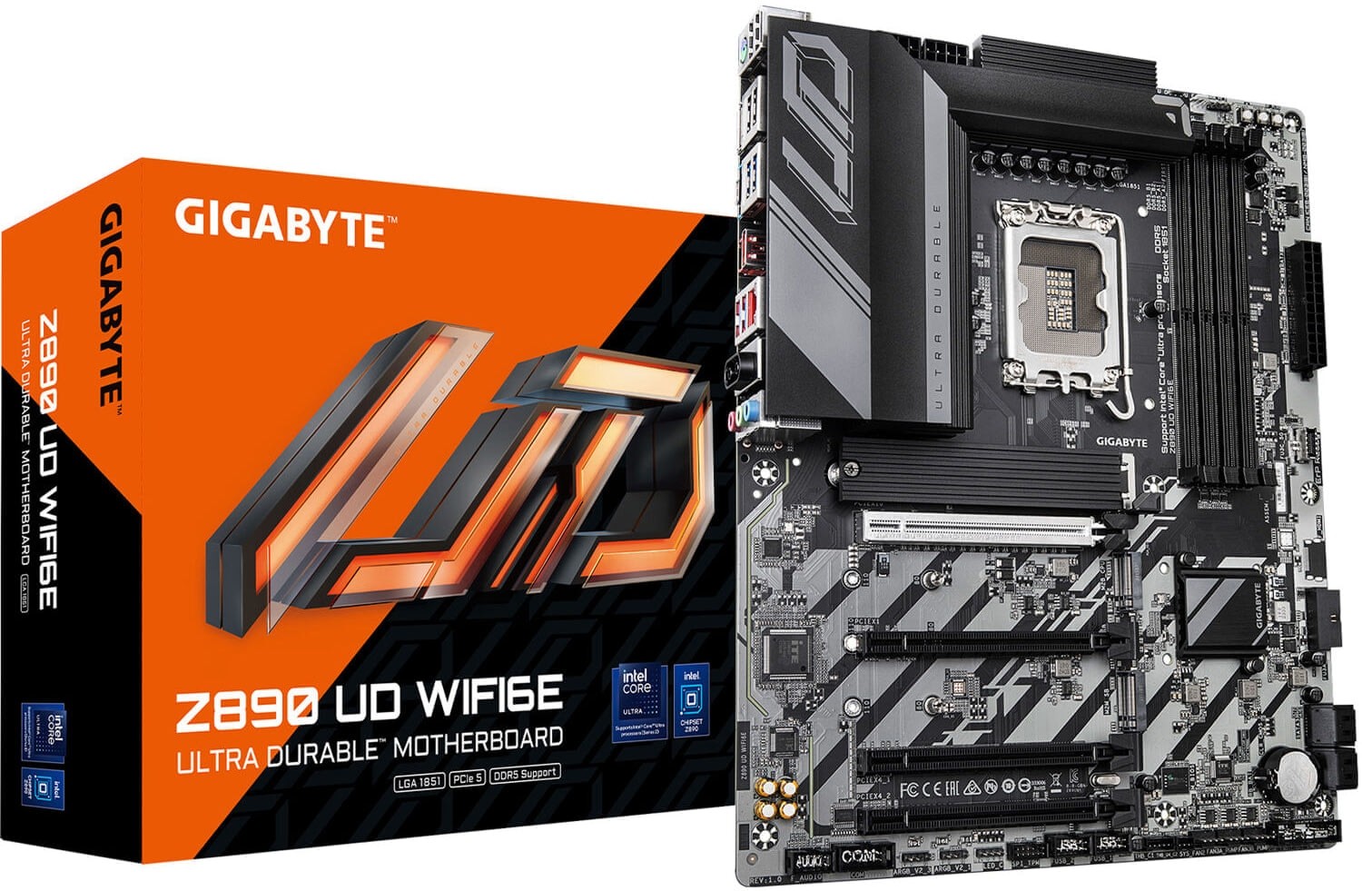 Gigabyte Z890 Ud Lga 1851 Arrow Lake Ddr5 Motherboard