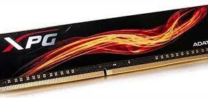 Adata Ax4u3000w4g16-Sbf Flame With Low-Profile Flame Heatsink With 2oz Copper 10-Layer Pcb 4gb - Support Intel Xmp ( Extreme Memory Profiles ) Ddr4-3000 ( Pc4-24000) Cl16 1.2v - 288pin - Lifetime Warranty