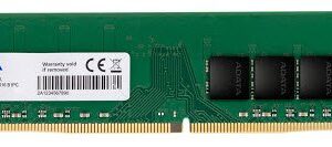 Adata Ad4u320038g22 / Ad4u320088g22 / Ad4u32008g22 / Gd4u320038g Value 8gb Ddr4-3200 (Pc4-25600) Cl22 - 288pin 17gb/Sec Memory Bandwidth 8-Layer Pcb 1.2v - Lifetime Warranty - Retail Pack