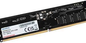 Adata Ad5u560016g - 16gb Ddr5-5600 Value Cl46 - 288pin 38.4gb/Sec Memory Bandwidth Built-In Ecc 1.1v With Built-In Power Management Ic - Lifetime Warranty - Retail Pack