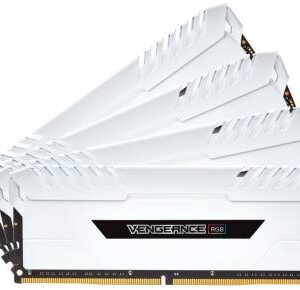 Corsair Cmr32gx4m4c3000c15w Vengeance Rgb Led - White Heatsink 8gbx4 Kit - With 8-Layer Pcb Ddr4-3200 ( Pc4-25600) Cl16 1.35v - 288pin - Lifetime Warranty