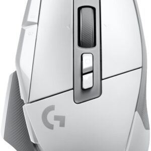 Logitech 910-006147 G502x White Gaming Mouse 89g Light Weighted With Lightforce Hybrid Optical-Mechanical Switches + Hero 25k Sub-Micron Sensor Adjustable 100-25600 Dpi With Dpi-Shift Button Dual-Mode Scroll Wheel ( Click-To-Click Or Hyper-Fast Scrol