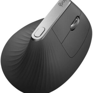 Logitech 910-005448 Mx Vertical - Advanced Ergonomic Mouse Rise Design With Natural Handshake Position To Reduce Muscle Strain And Wrist Pressure With Cursor Speed Switch Button Wired+Wifi+Bluetooth Triple Connection Rechargable 240mah Battery Hyper