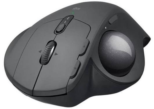 Logitech 910-005179 Wireless Trackball Mx Erog - With 20 Angle Adjustable Hinge For Customized Comfort With Flow Technology To Work On Multi-Devices With Copy-Paste Function With Speed And Accuracy Adjustable Button 2.4 Ghz 8 Buttons Tilt Wheel Bat